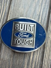 Vintage Ford Built Tough Belt Buckle Official Licensed Product SpecCast picture