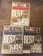ENTERTAINMENT WEEKLY MAGAZINES - BEST OF 1990, 1995, 1996 Bundle picture