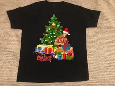 Elvis Presley Merry Christmas Tree And Gifts Unisex T-Shirt All Size S-5X UB189 picture