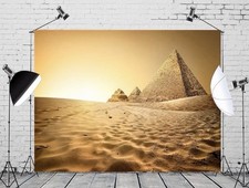 BELECO 7x5ft Fabric Ancient Egypt Pyramids Backdrop for Photography picture