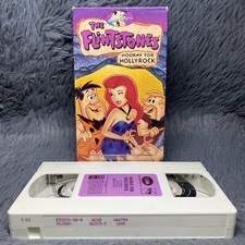 The Flintstones Hooray for Hollyrock VHS Tape 1994 Hanna Barbera Cartoon Classic picture