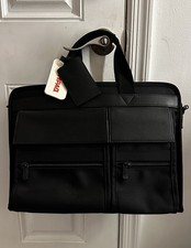 Vtg Compaq Targus Laptop Bag Briefcase Case CQPN1A Leather Nylon Messenger NWT  picture