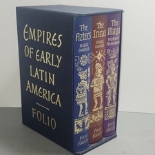 Folio Society Empires of Early Latin America 3 Vol Set Aztecs Incas Maya 2006 picture