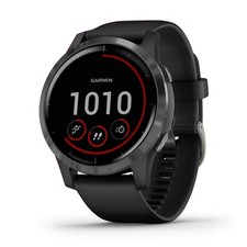 Garmin VivoActive 4 Smartwatch and Fitness Tracker - Black on Black Stainless picture