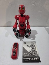 WowWee Robotics 2007 TRIBOT Interactive Talking 15” Robot w/Remote Control WORKS picture