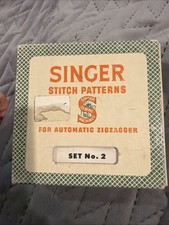 Singer Stitch Patters For Automatic Zigzagger Set 2 cream color  picture