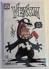 Venom #18 LGY#218 SIGNED Variant SKOTTIE YOUNG NM COA 🔥 picture