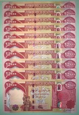 300,000 New Iraq Dinar - ( 12 ) 25000 Banknotes of Iraq Currency NEW IQD Money picture