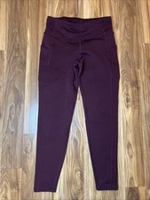 Athleta Altitude Pant Polartec Powerstretch Spiced Cabernet Sz M picture