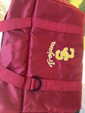 USC Trojans Large Tote Style Carry Cooler Full Zip Picnic Time Beach Tailgate picture