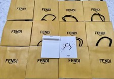 Authentic Fendi Roma Small Shopping Bag Gift Tote 10
