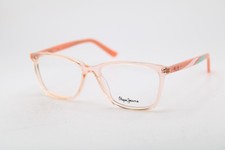 NEW PEPE JEANS MARGE PJ3320 C4 CLEAR PINK PEACH AUTHENTIC EYEGLASSES 53-15 picture