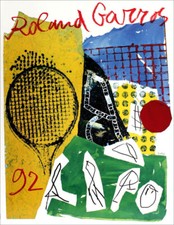 Jan Voss Roland Garros French Open 1992 Poster 29-1/2 x 22-1/2 picture
