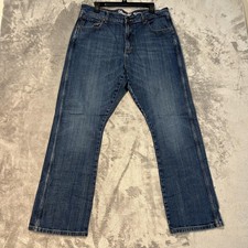 Wrangler Retro Relaxed Boot Jeans Mens 36x32 Medium Wash Blue Bootcut Denim picture
