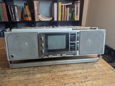 Rare Vintage Sony Fx-414 Radio Boombox TV Combo Stereo Tape Cassette Recorder picture