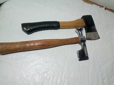 VINTAGE CHROME WALBOARD WAL-BOARD AXE / HAMMER NICE & BONUS AXE picture