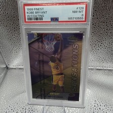 1999-00 Topps Finest Sensations Kobe Bryant #128 PSA 8 Lakers Graded Rare picture
