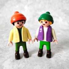 Playmobil Child Boy Figures with Hats picture