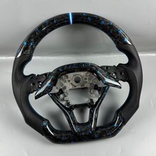 Custom Black Forged Carbon Fiber Steering Wheel For Honda Accord 2018-2023 picture