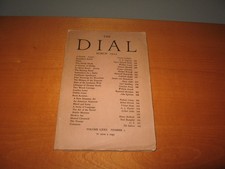 1922 The Dial: Powys on Hardy, Sandburg, Eglinton & Colum on Yeats, Komroff, ETC picture