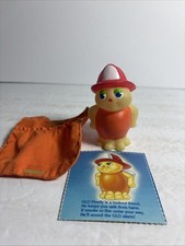 Playskool Glo Friends Glo-Firefly Fireman 3” Glow Worm Vintage RARE GREAT picture