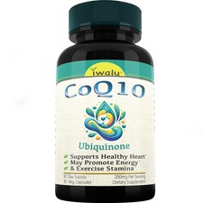 Coenzyme Q10 Best Brand | Best Supplement Capsule Pill Men Women  picture