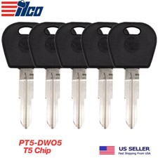 5X ILCO Transponder Key for Daewoo Leganza DWO5-PT5 With T5 Chip picture