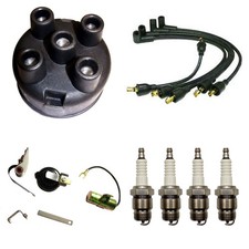 R1949 Ignition Tune Up Kit Cap Wires Plugs Points For Farmall A B C H M Cub 140 picture