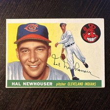 1955 TOPPS #24 HAL NEWHOUSER HOF VG-EX *Hot Corner Vintage* picture