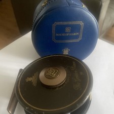 Vintage Hardy Golden Prince 7/8 Fly Fishing Reel with soft hardy case  picture