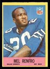1967 Philadelphia #59 Mel Renfro HOF Dallas Cowboys / Orgeon Ducks CREASED picture
