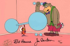 Hanna-Barbera-Magilla Gorilla/Atom Ant- LE Cel-Signed Hanna and Barbera picture