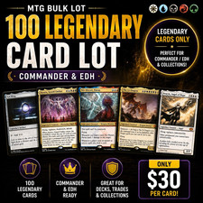 MTG 100 Legendary Lot - Creatures & Enchantments picture