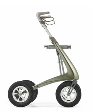 ByACRE Carbon Overland Rollator Walker With Seat Lightweight All-Terrain New picture