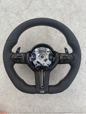 Flat Bottom Steering Wheel Fits BMW F10 F11 F07 F06 F12 F13 F01 F02 picture