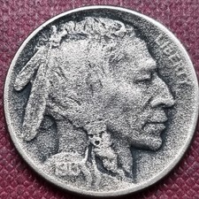 1913 S Type 2 Buffalo Nickel 5c Better Grade Details San Francisco #102740 picture