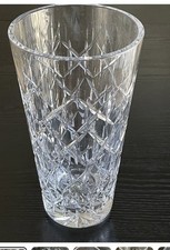 Stunning Tiffany & Co. Crystal Diamond Designed Vase picture