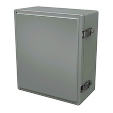 Stahlin Fiberglass Enclosure CL1513HPL 15x13x7 NEMA 4X + Hammond 1485B6 Wireway picture