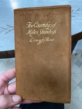 Antique Longfellow Courtship of Miles Standish Suede Leather Barse & Hopkins picture