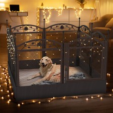 BingoPaw Dog Whelping Pen Box Large Heavy Duty Indoor Fence with Fertility Mat picture