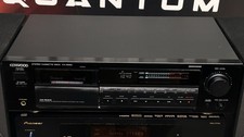 Kenwood KX-5530 Stereo Cassette Deck Black Auto Reverse Dolby NR Auto Bias picture