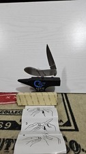Vtg 1980s Parker Benchmade Abalone Imai Seki Japan Toplock Folding Pocket Knife picture