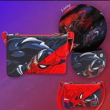 Loungefly Marvel Spider-Man Venom Split Crossbody Bag - BoxLunch Exclusive picture