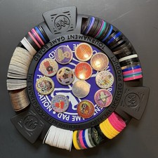 Vintage 90s POGs HUGE Lot Of 102 POGs 82 Slammers 6 Tubes 3 Sealed Packs +MORE picture
