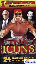 2010 Tristar TNA Icons Factory Sealed Wrestling Blaster BOX+ AUTOGRAPH  picture