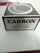 Carbon Craft Men's Hair Wax Temporary Black Tint, Black, 3.5 oz picture