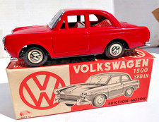Vintage 1960's VW Volkswagen 1500 Sedan Friction Japan Tin Car W/Box HTF NMINT picture
