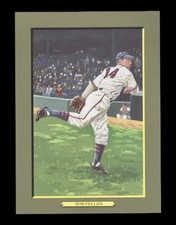 1987 Perez Steele Bob Feller Baseball Great Moments Cleveland Indians /5000 EX picture