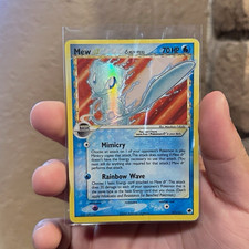 Mew Star Delta Species 101/101 EX Dragon Frontiers Holo Ultra Rare 2006 DMG picture