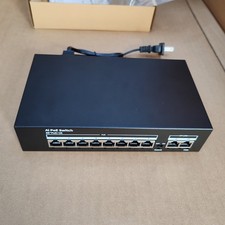 8CH 10Port POE Power Over Ethernet Switch Metal For IP Camera system NVR CCTV picture